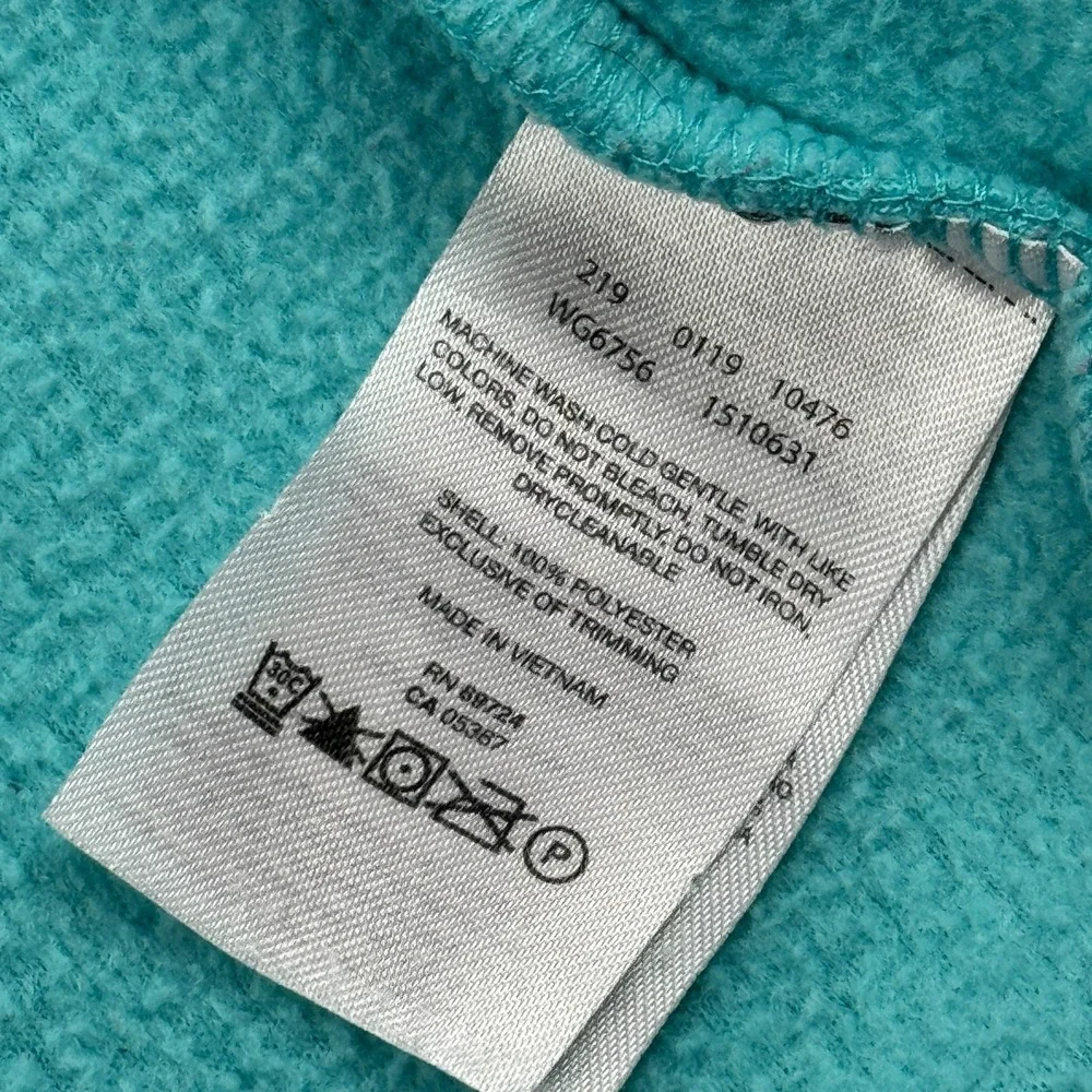 Columbia Jacket Girls Medium 10/12 Blue Benton Springs Fleece Full‎ Zip Kids